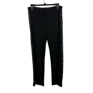 VIntage Mesh Bedazzled Festival Black Pants Size‎ M? Waist 29"